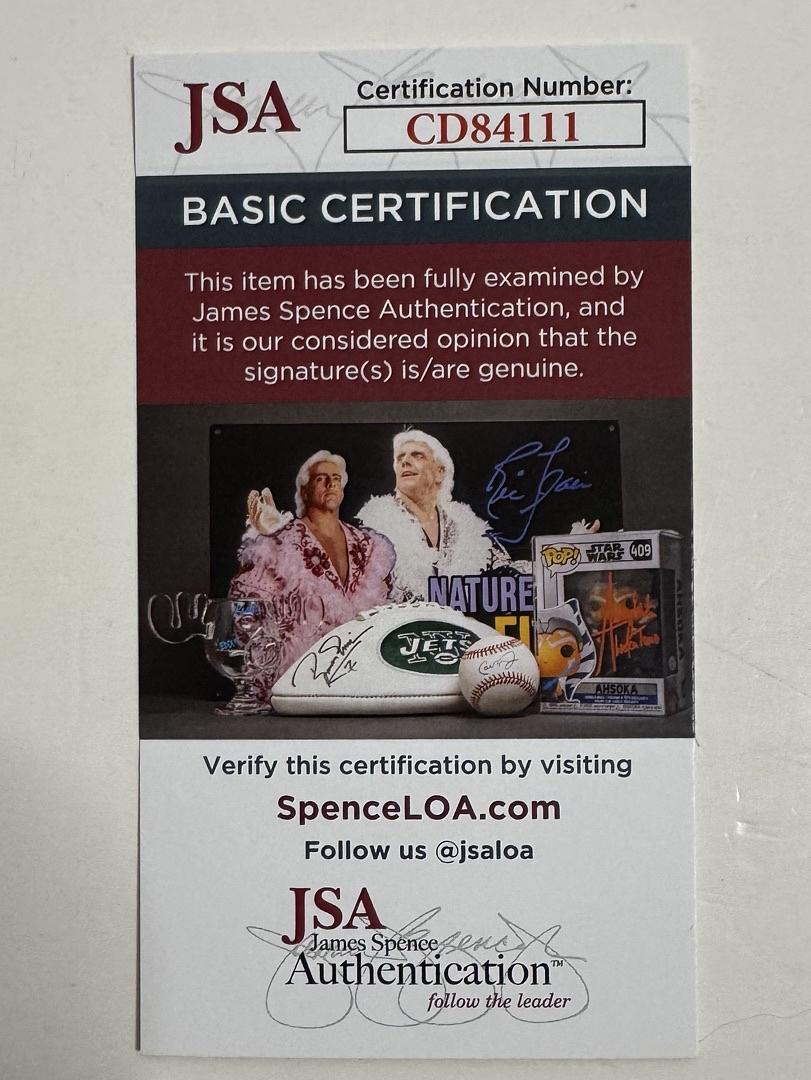 George Bush and Gerald Ford Signed Vice President Seal Card *RARE* - JSA COA
