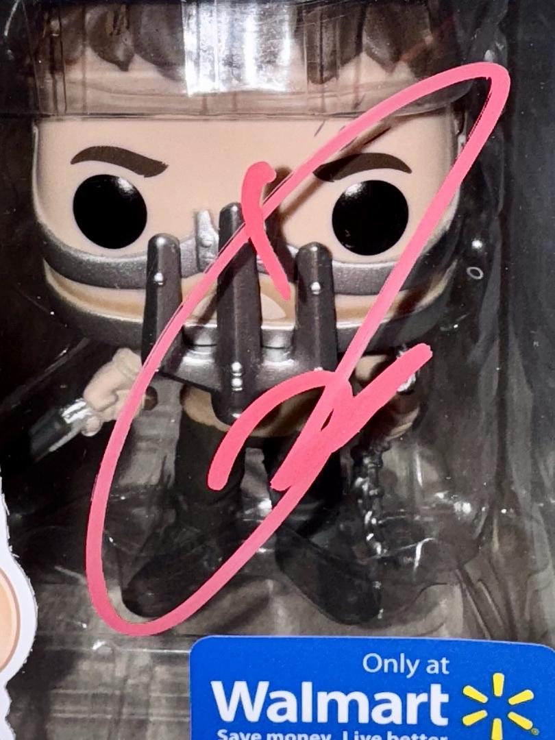 Tom Hardy Signed Exclusive Funko Pop #510 Blood Bag (Mad Max)  - JSA COA