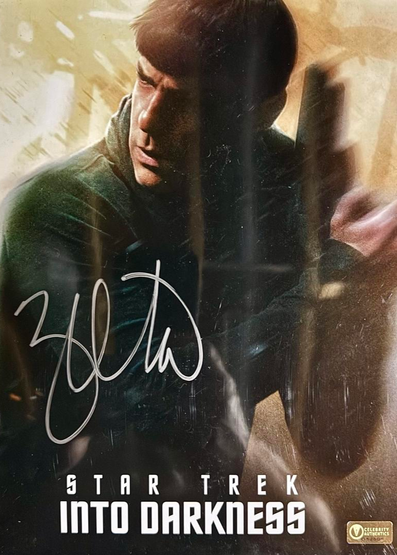 Zachary Quinto Signed 8x10 Photo (Star Trek) - Celebrity Authentics