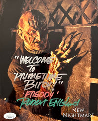 Robert Englund Signed 8x10 Photo (A Nightmare On Elm Street) - PSA COA