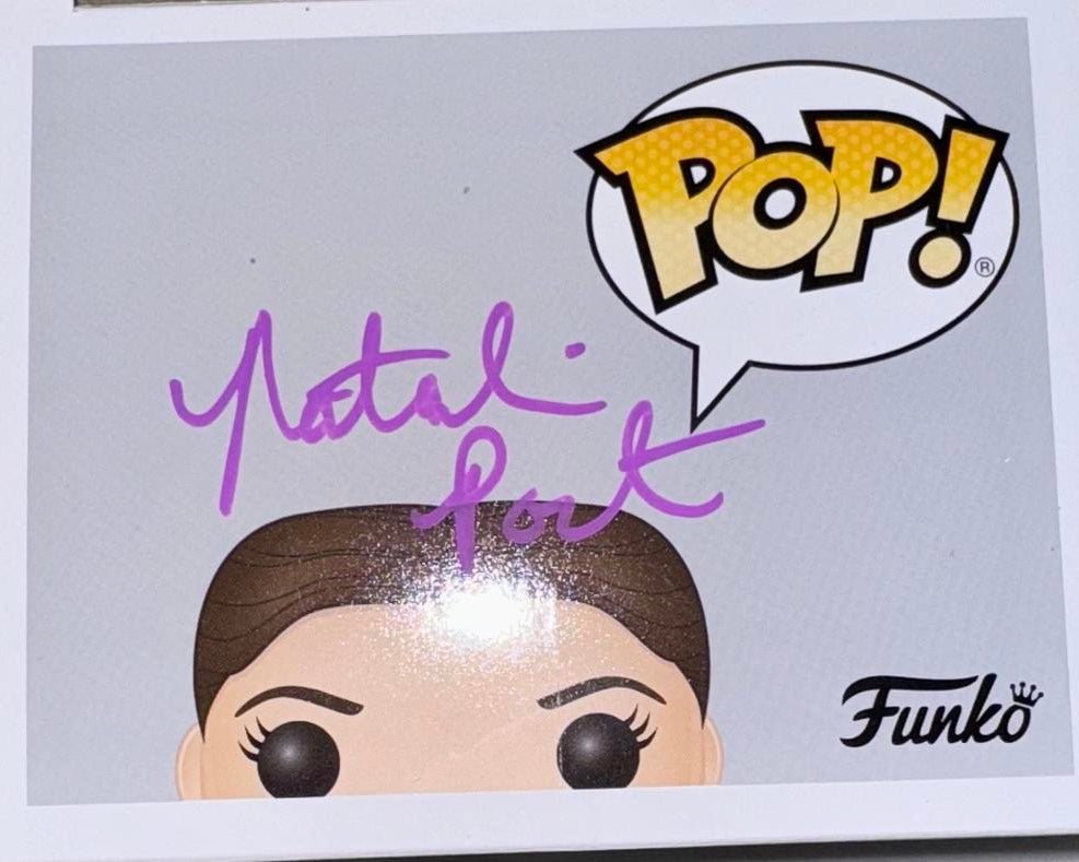 Natalie Portman Signed Funko Pop #237 Padme Amidala - Beckett COA