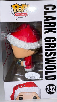 Chevy Chase Signed Funko Pop #242 Clark Griswold (Christmas Vacation)  - JSA COA