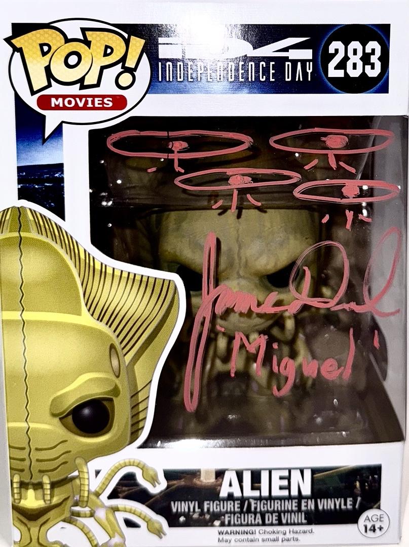 James Duval Signed Funko Pop #283 (Independence Day) w/Inscription - SWAU #01
