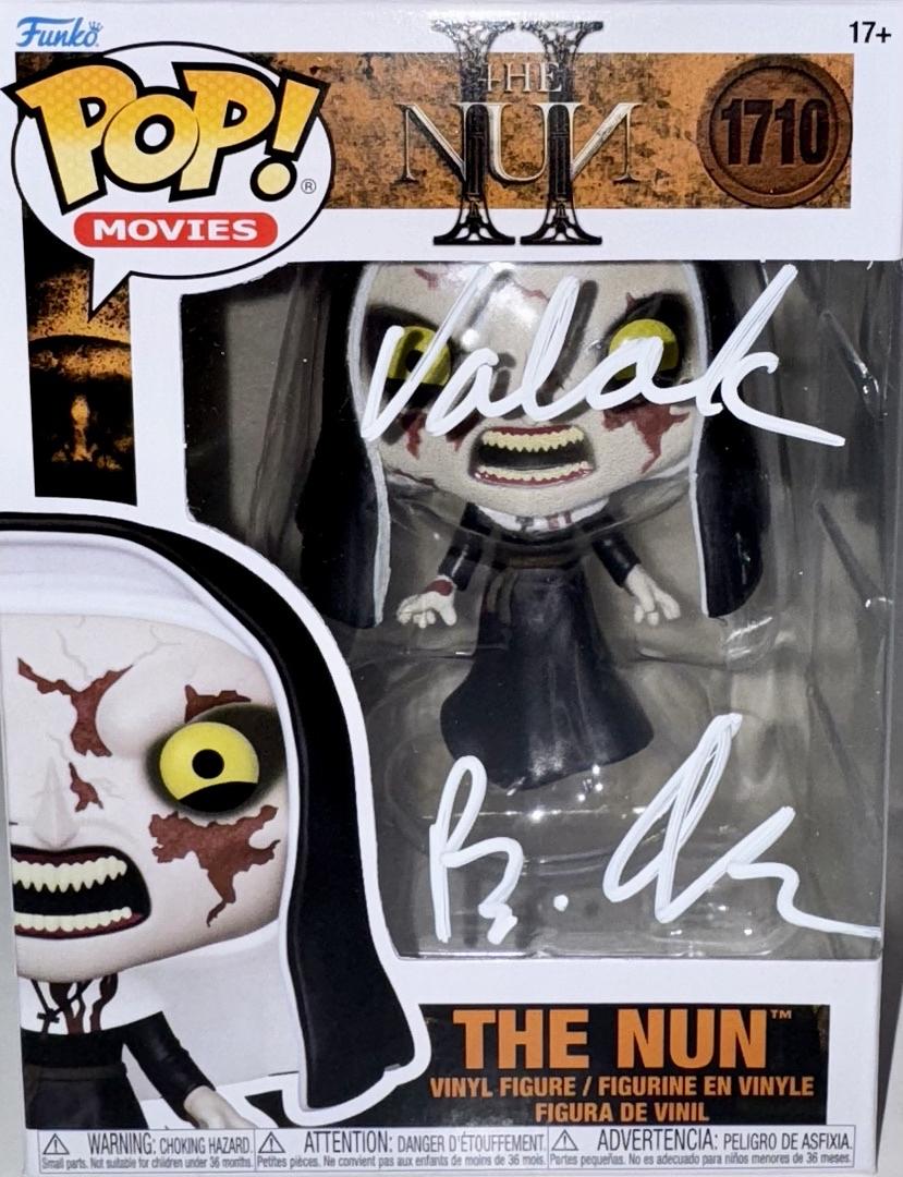Bonnie Aarons Signed Funko Pop #1710 "The Nun" (White Ink) - Beckett COA