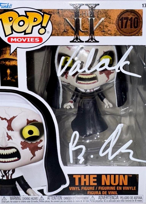 Bonnie Aarons Signed Funko Pop #1710 "The Nun" (White Ink) - Beckett COA