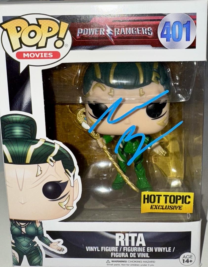 Elizabeth Banks Signed Funko Pop #401 "Rita" (Power Rangers) - Beckett COA