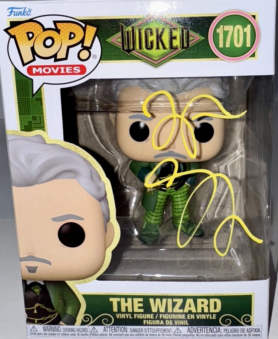 Jeff Goldblum Signed Funko Pop #1701 "The Wizard" (Wicked) - Beckett COA #02