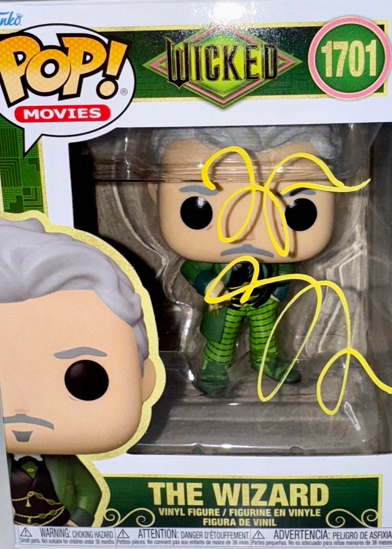 Jeff Goldblum Signed Funko Pop #1701 "The Wizard" (Wicked) - Beckett COA #02