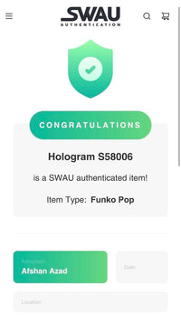 Afshan Azad Signed Funko Pop #99 (Harry Potter)  - SWAU
