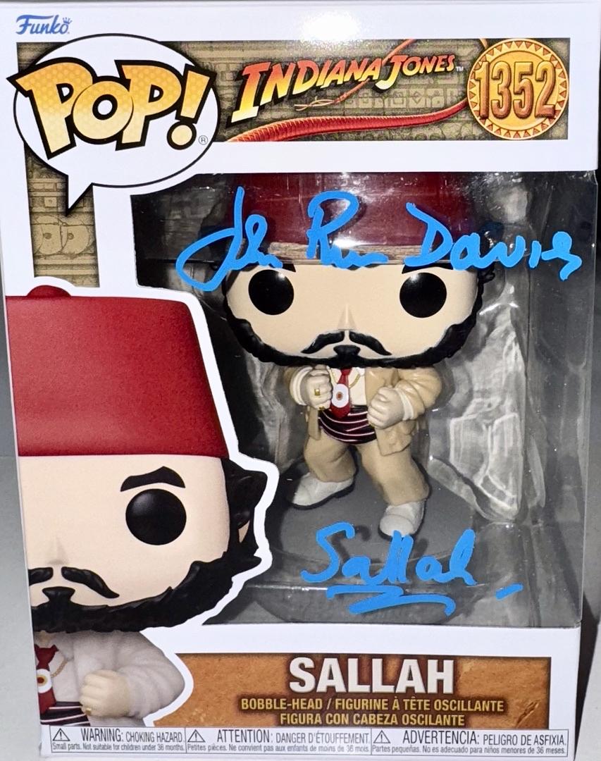 John Rhys-Davies Signed Funko Pop #1352 "Sallah" (Indiana Jones) - JSA COA #01
