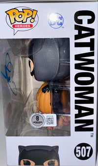 Halle Berry Signed Funko Pop #507 Catwoman (Blue Ink) - Beckett COA #1