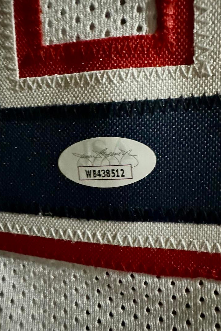 Danny Amendola Signed Custom White Patriots Jersey w/ "2x SB Champs" Inscription - JSA COA