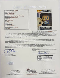 Daniel Craig Signed Funko Pop #694 James Bond (Blue Ink) - JSA COA #1