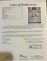 Tiger Woods Signed White Nike TW Hat - JSA COA