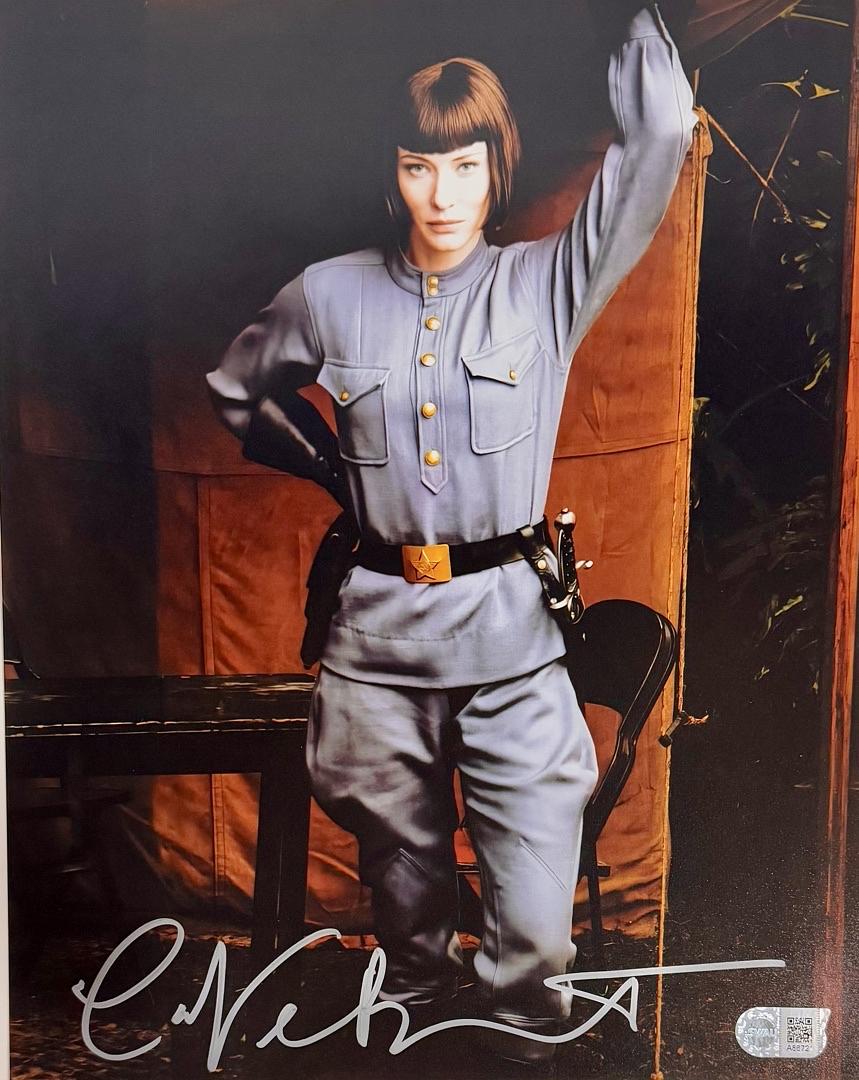 Cate Blanchett Signed 11x14 Photo (Indiana Jones Crystal Skull) - SWAU