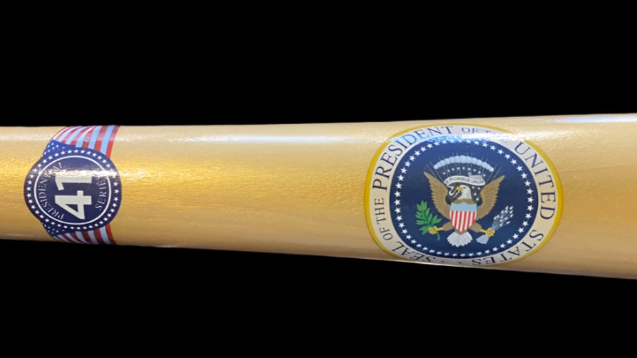 Former President George HW Bush Air Force One Autographed Baseball Bat Limited #26/41