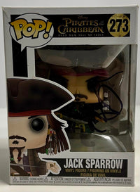 Johnny Depp Signed Funko Pop #273 "Jack Sparrow" Pirates Of The Carribean - PSA COA