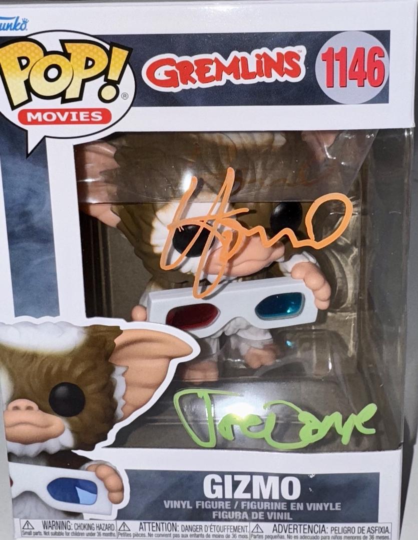 Howie Mandel Joe Dante Signed Funko Pop #1146 "Gizmo" (Gremlins) - OC Celebrity Marketing #02