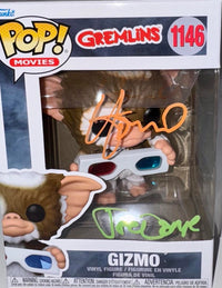 Howie Mandel Joe Dante Signed Funko Pop #1146 "Gizmo" (Gremlins) - OC Celebrity Marketing #02
