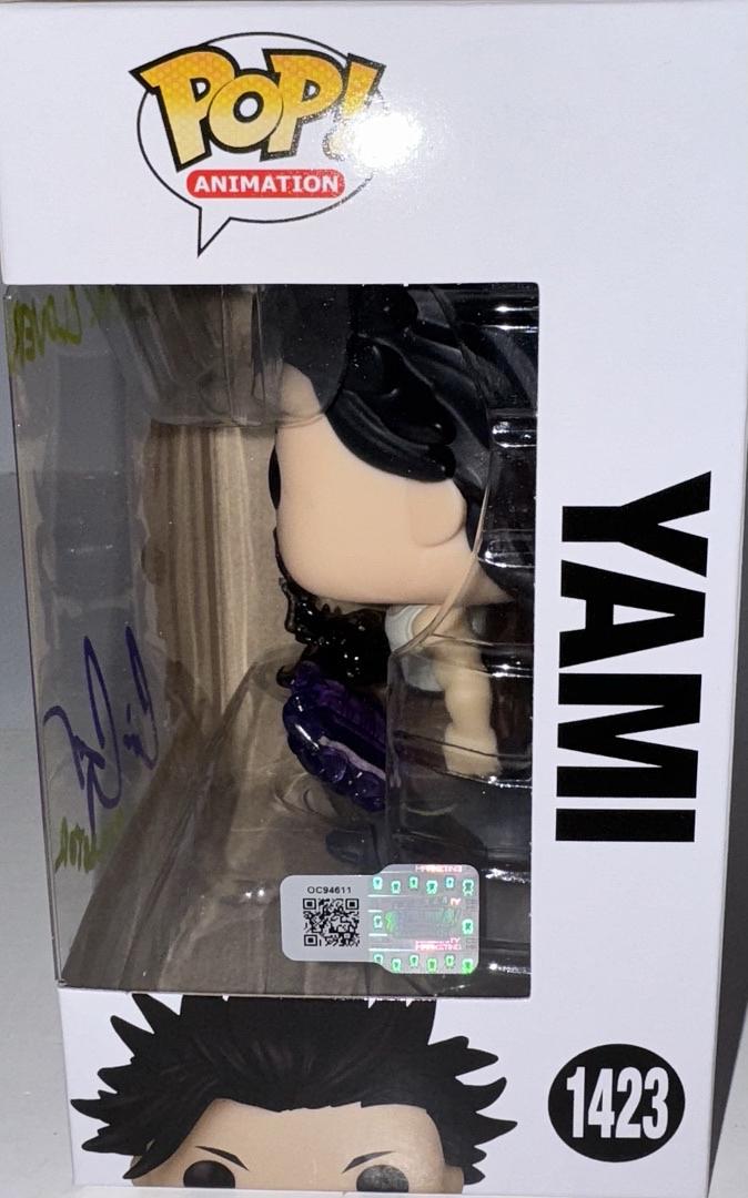 Cris George Signed Funko Pop #1423 Yami (Black Clover) - OC Celebrity Marketing