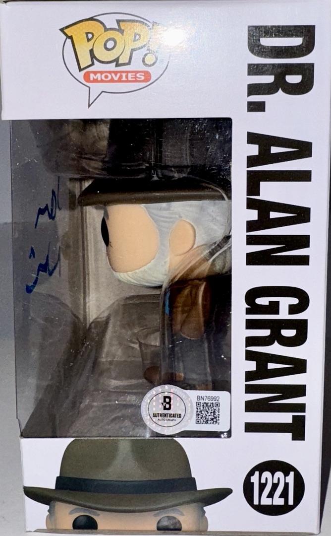 Sam Neill Signed Funko Pop #1221 "Dr. Alan Grant"  Jurassic Park - Beckett COA