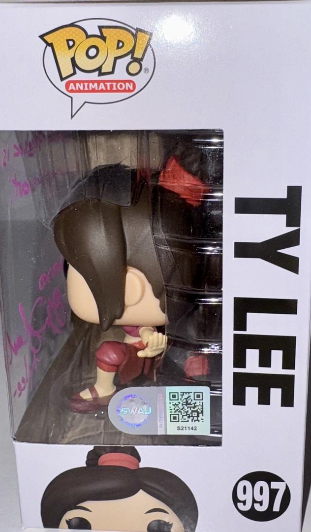Olivia Hack Signed Funko Pop #997 "Ty Lee" (Avatar Last Airbender) w/ Quote - SWAU #02