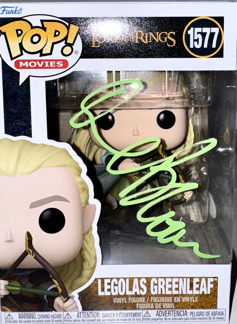 Orlando Bloom Signed Funko Pop #1577 "Legolas" (LOTR) - JSA COA #02