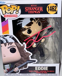 Joseph Quinn Signed Funko Pop #1462 "Eddie" (Stranger Things) - Beckett COA