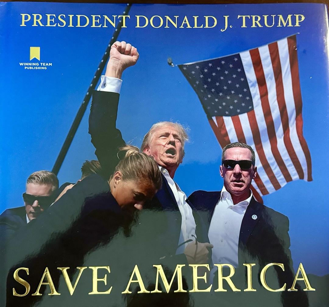 Donald Trump Autographed Save America Book Signed Hardcover - JSA COA #02