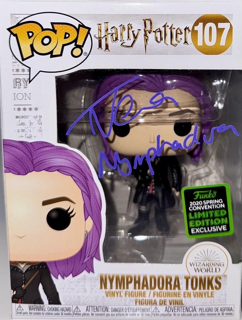 Natalia Tena Signed Funko Pop #107 "Nymphadora Tonks" (Harry Potter) - SWAU #02