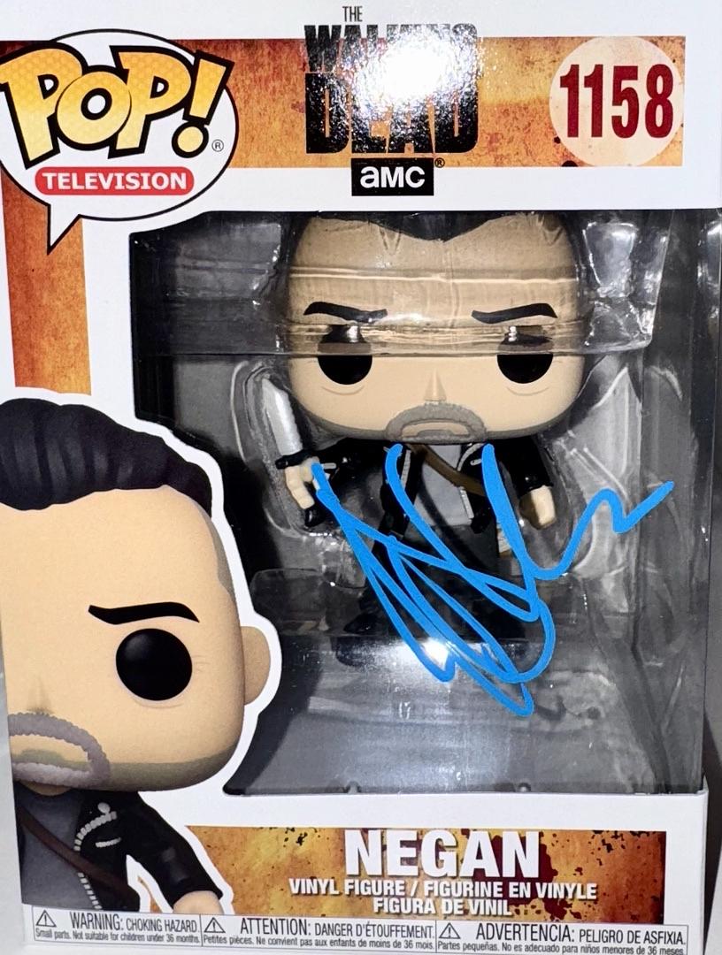 Jeffrey Dean Morgan Signed Funko Pop #1158 "Negan" (Walking Dead) - Beckett COA #01
