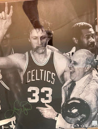 Larry Bird Signed 16x20 Photo Boston Celtics - Fanatics COA