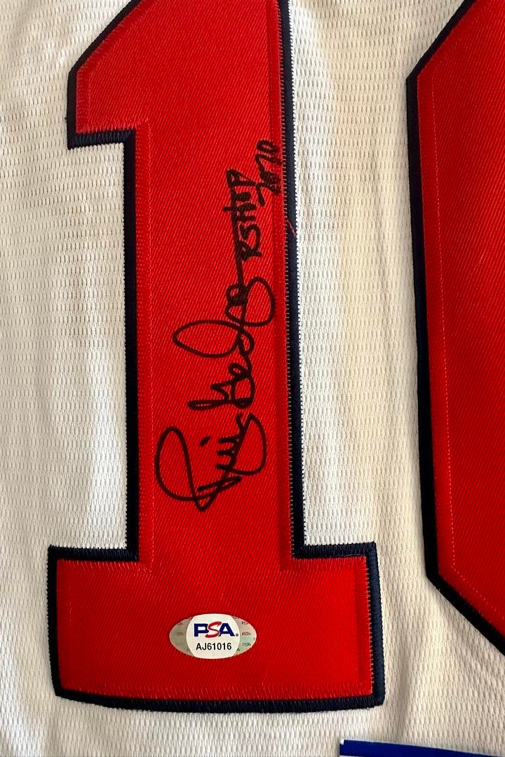 Rich Gedman Signed Custom White Red Sox Jersey - PSA COA
