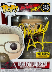 Michael Douglas Signed Funko Pop #346 "Hank Pym Unmasked" (Ant-Man) - Beckett COA #01
