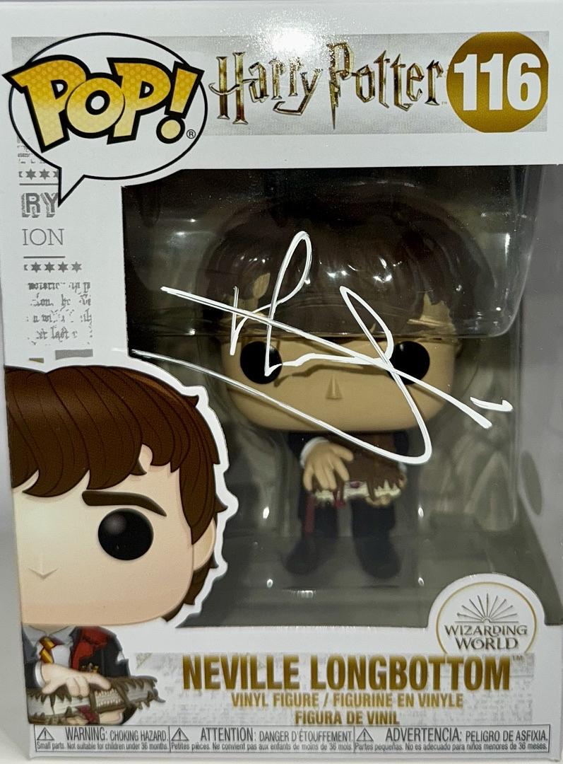Matthew Lewis Signed Funko Pop #116 "Neville Longbottom" (Harry Potter) - Beckett COA #01
