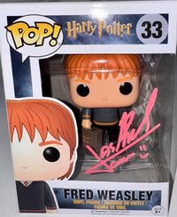 James Phelps Signed Funko Pop #33 "Fred Weasley" (Harry Potter) - Official Pix
