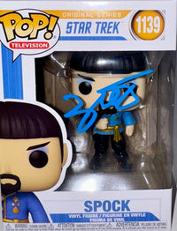 Zachary Quinto Signed Funko Pop #1139 "Spock" (Star Treck) - Beckett COA #01