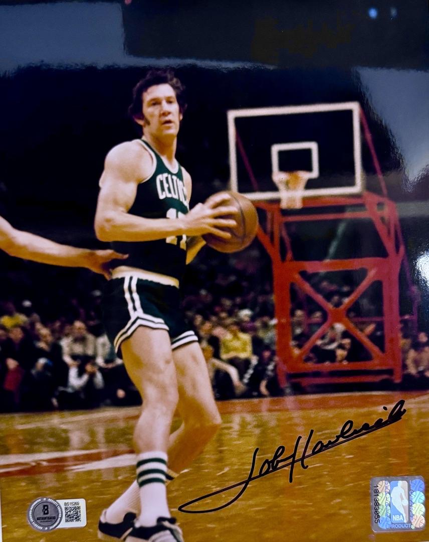 John Havlicek Signed 8x10 Photo Boston Celtics - Beckett COA
