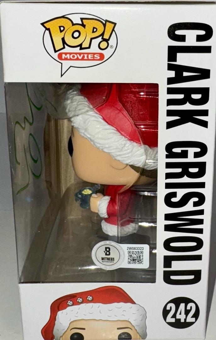 Chevy Chase Signed Funko Pop #242 "Clark Griswold" (Christmas Vacation) - Beckett COA #03