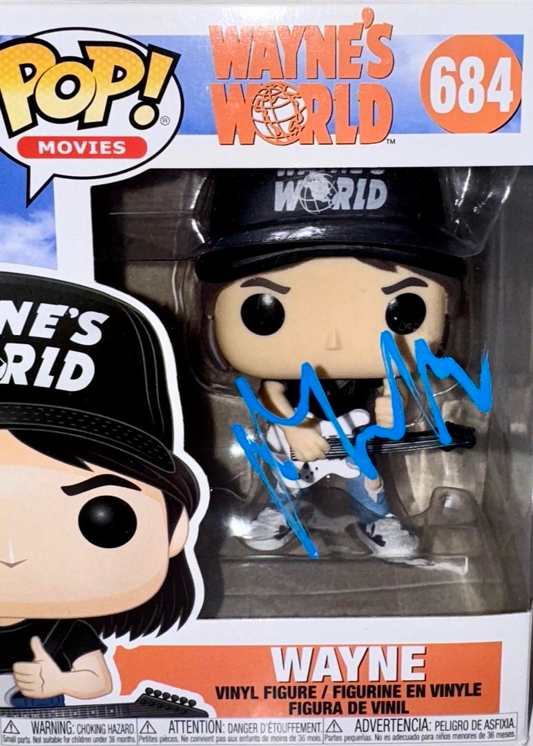 Mike Myers Signed Funko Pop  #684 (Wayne's World) - Beckett COA #03
