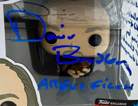 David Bradley Signed Funko Pop #101 Argus Filch (Harry Potter) w/quote and character name - SWAU