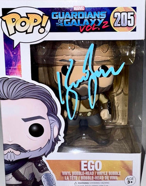 Kurt Russell Signed Funko Pop #205 "Ego" Guardians of The Galaxy - Beckett COA and full LOA