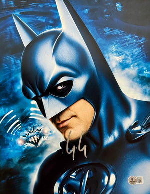 George Clooney Signed 11x14 Photo (Batman) - Beckett COA #02