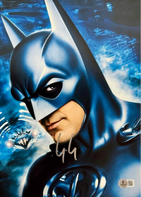 George Clooney Signed 11x14 Photo (Batman) - Beckett COA #02