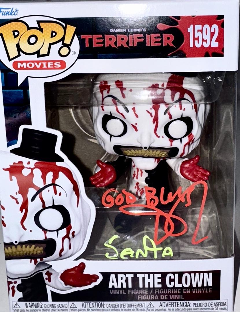 Daniel Roebuck Signed Funko Pop #1592 Art The Clown (Terrifier) - SWAU