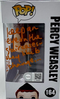 Chris Rankin Signed Funko Pop #164 Percy Weasley (Harry Potter) *RARE*  - SWAU