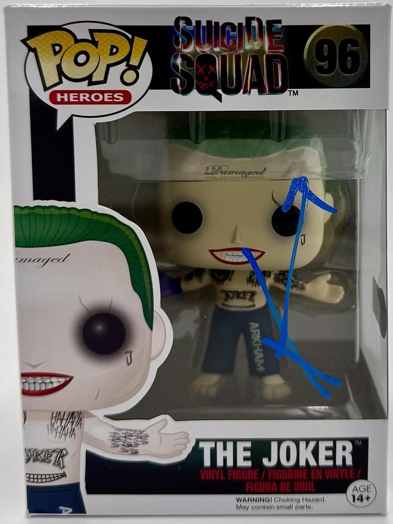 Jared Leto Signed Funko Pop #96 The Joker (Suicide Squad)  - Beckett COA
