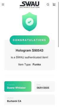 Daniel Roebuck, Duane Whitaker Signed Funko Pop #1156 Michael Myers (Halloween)  - SWAU #02