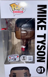 Mike Tyson Signed Funko Pop #01 (Red Ink) - Beckett COA