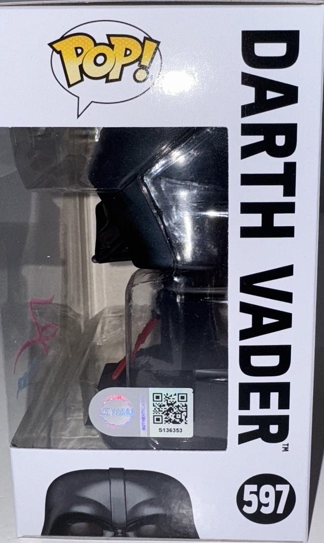 Tom O'Connell Signed Funko Pop #597 "Darth Vader" (Star Wars) - SWAU